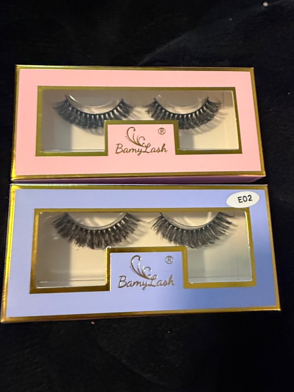 False Eyelashes - Natural Black (Set of 2)